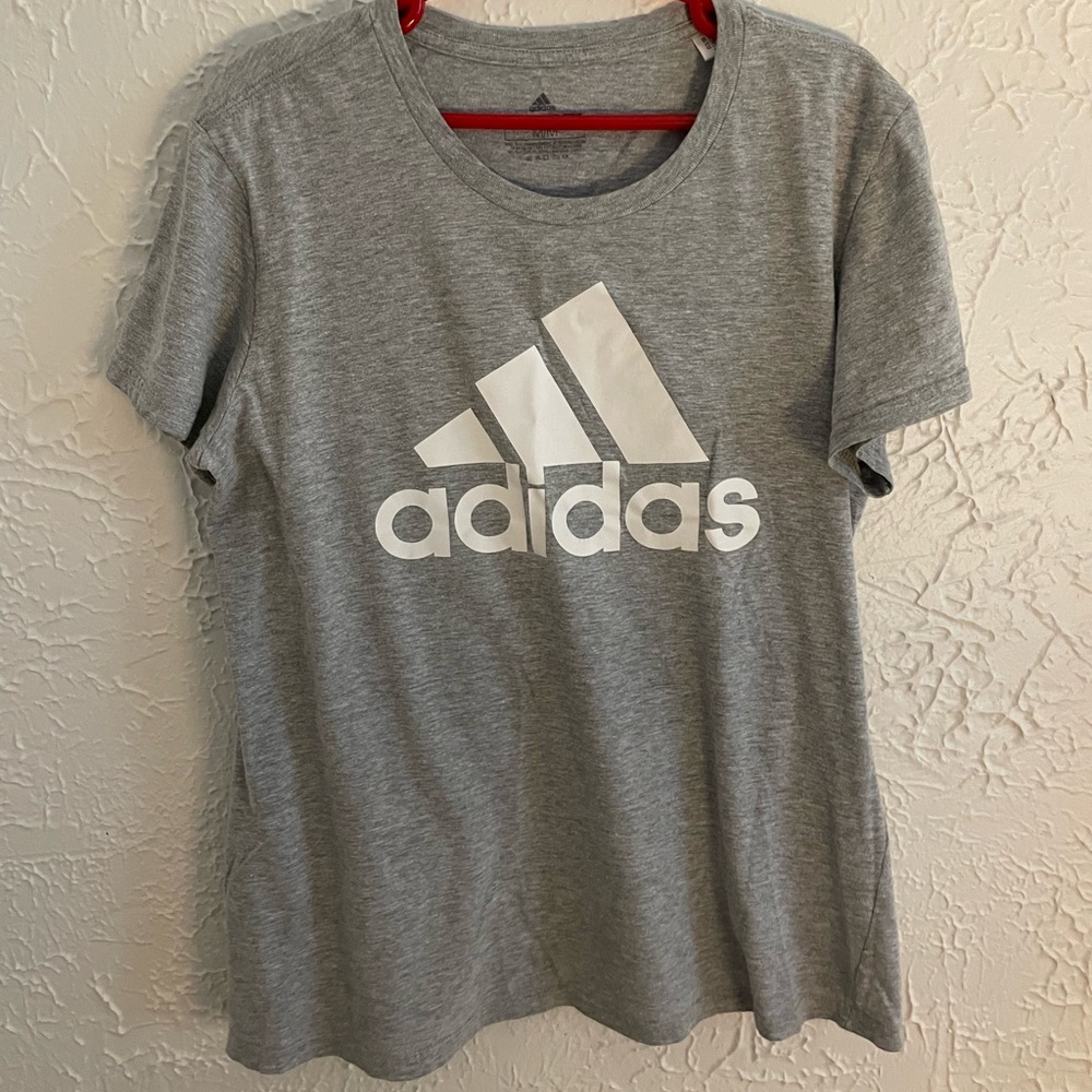 Gray adidas t-shirt